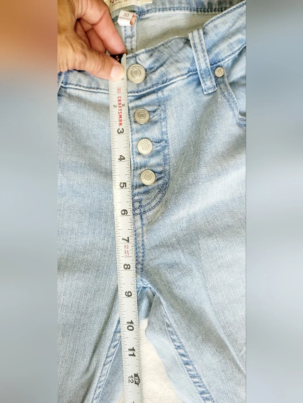 Shyanne Women Sz 30 Joni High Rise Trouser  Stretch Denim Jeans Bootcut Flaired